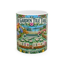 Garden Tile Table Mahjong Mug | Mahjong Morning Mug collection picture