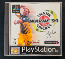 Shane Warne Cricket '99 PAL (PS1) ~ Complete / Very Good Condition picture