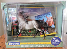 Breyer Andalusian Stallion 70th Anniversary Dapple Grey #1825 No. 3 of 5 2020 picture