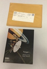 1977 NASA Voyager Journey To The Outer Planets Catalog JPL Pasadena California picture