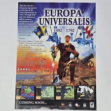 Europa Universalis 1492-1792 PC Superpower Print Ad/Poster Promo Art picture