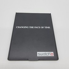 Vintage 90's Black Swatch Compact Mirror Retro Nostalgic picture