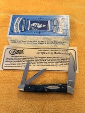 1994 Case XX 730055 Crushed Blue Velvet Wharncliff Whittler 1 of 250 picture