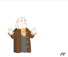 Dilbert Ben Franklin Production Animation Cel n Draw Scott Adams 1999-2000 B446 picture