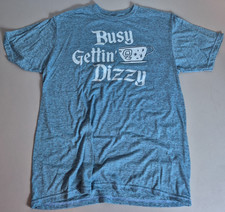 Disney Parks Busy Gettin' Dizzy Unisex T-Shirt Blue Medium Fantasy Land Teacups picture