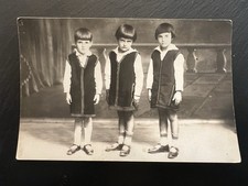 Vintage 1930s  Children School Uniform Photo Postcard Pre-WWII  picture