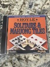 Hoyle Solitaire & Mahjong Tiles PC CD Sierra 50 Solitaire 60 Mahjong Variations picture