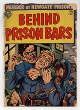 Behind Prison Bars #1 FR 1.0 RESTORED 1952 picture