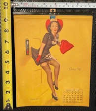 Vintage 1946 pin-up calendar - Gil Elvgren - 9