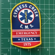 Cypress Creek EMS Patch Texas - Defunct picture