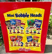 2003 Kelloggs Disney Mini Bobble Heads Collection Set of 16 Sealed and Unopened picture
