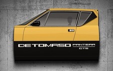 WOW 1972 De Tomaso Pantera GTS Curved Style Sign picture