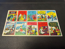 Vintage Junior Deluxe Editions Book Club Order Stickers Sheet Heidi Robin Hood picture