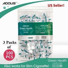 300 Pcs Disposable Tobacco Cigarette Filter Holders- Reduce Tar & More picture