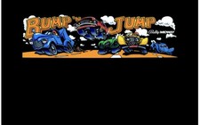 Bump N Jump Arcade Control Panel Overlay CPO Textured Laminate picture