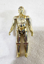 Vintage 1977 Kenner Star Wars C-3PO Original Gold Chrome Hong Kong Action Figure picture