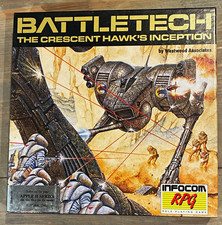 Infocom BattleTech: The Crescent Hawk's Inception Apple II RPG Manual picture