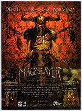 Vintage Print Ad 1998 MageSlayer PC Game Raven Soft Original Promo Poster Art picture