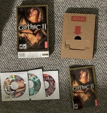 PC BOXED GAME Gothic II Atari release (PC, 2003) Complete Great Discs picture