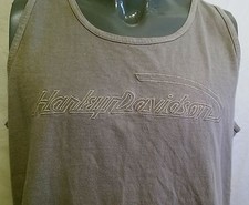 Harley Davidson San Diego Beige Tank Top Size Large California  picture