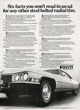 Pirelli Tires--1972 Print Ad picture