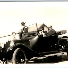 c1910s Dodge Roadster Runabout Convertible Car RPPC Brass Era Antique Auto PC picture