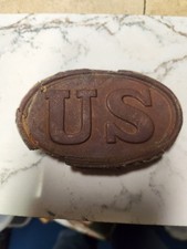 Original Civil War Union Belt Buckle Dug At Fredericksburg picture