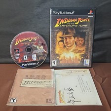Indiana Jones And The Emperor's Tomb PS2 Game CIB Manual T LucasArts picture