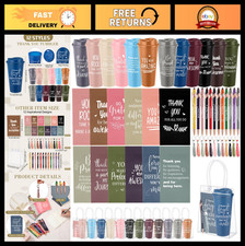 60 Pcs Employee Appreciation Gift Set - 24 oz Cups, Notebooks, Pens & Keychains picture