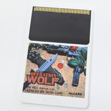 PC Engine Hu OPERATION WOLF Card Only 0906 pe picture