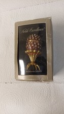 Noble Excellence Heirloom Jewels Red Egg with Holder picture