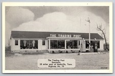 RPPC The Trading Post Souvenirs Gifts Groceries Gas Oil Nashville TN Postcard M1 picture