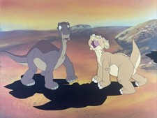 THE LAND BEFORE TIME Animation Cel Production Art Don Bluth Anime Movie 1988 I1 picture