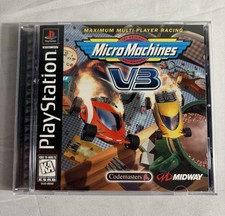 Micro Machines V3 (Sony PlayStation 1, 1997) PS1 Complete CIB Tested Works picture