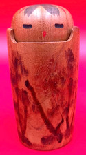 Vintage Creative Kokeshi Doll by Master Miyajima Muhitsu Φ6×H11cm