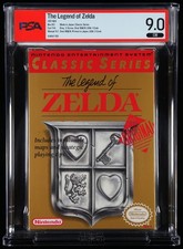 The Legend Of Zelda Classic Series Nintendo NES Graded PSA 9.0 Complete In Box picture