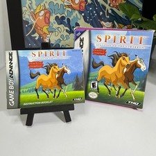 Spirit Stallion of the Cimarron Game Boy Advance GBA Box and Manual Only OEM picture