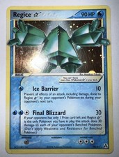 Pokemon TCG Regice 90/92 Gold Star Holo EX Legend Maker 2006 picture