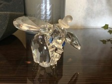 Swarovski Disney Dumbo 1993 Blue Eyes/Frosted Hat Elephant 7640NR100001. 2x3 box picture