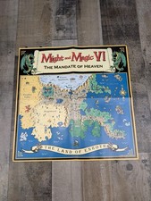 Might And Magic VI & VII Double Sided Map The Mandate Of Heaven picture