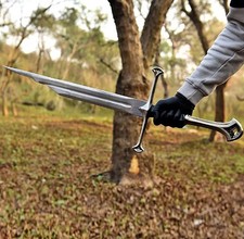 Narsil Sword Shards Broken Anduril Display High Carbon Steel LOTR Christmas gift picture