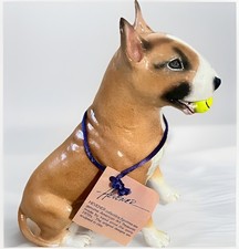 Hevener Signed Bull Terrier Dog Art Figurine 5.75” Limited Ed. PDP 175/1000 RARE picture