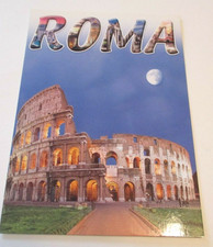 ROME ITALY COLOSSEUM ROMA POSTCARD 6.75 X 4.75 ITALIAN SOUVENIR COLLECTIBLE #4 picture