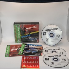 Driver & Driver 2 (PS1 1999/2000) Greatest Hits Twin Pack - Tested + Working picture