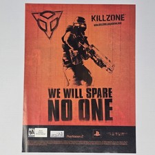 Kill Zone PlayStation 2 PS2 Spare No One Print Ad/Poster picture