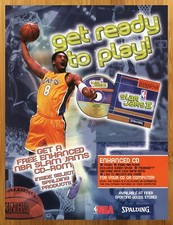 2008 NBA Slam Jams II 2 Computer CD PC Print Ad/Poster Kobe Bryant Wall Art 00s picture