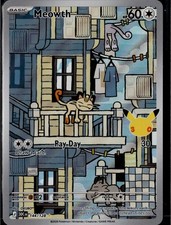 Meowth Illustration Rare ME: 30th Celebration 144/128 NM picture