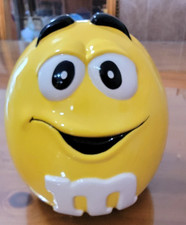 M&M's Yellow Ceramic Cookie/Candy Jar by Galerie new picture