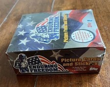 Authenticated Original Factory Sealed Topps 2001 Enduring Freedom Retail Box Low picture