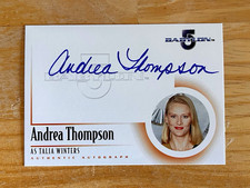 Babylon 5 Rittenhouse Autograph Andrea Thompson as Talia Winters #A2 2002 picture